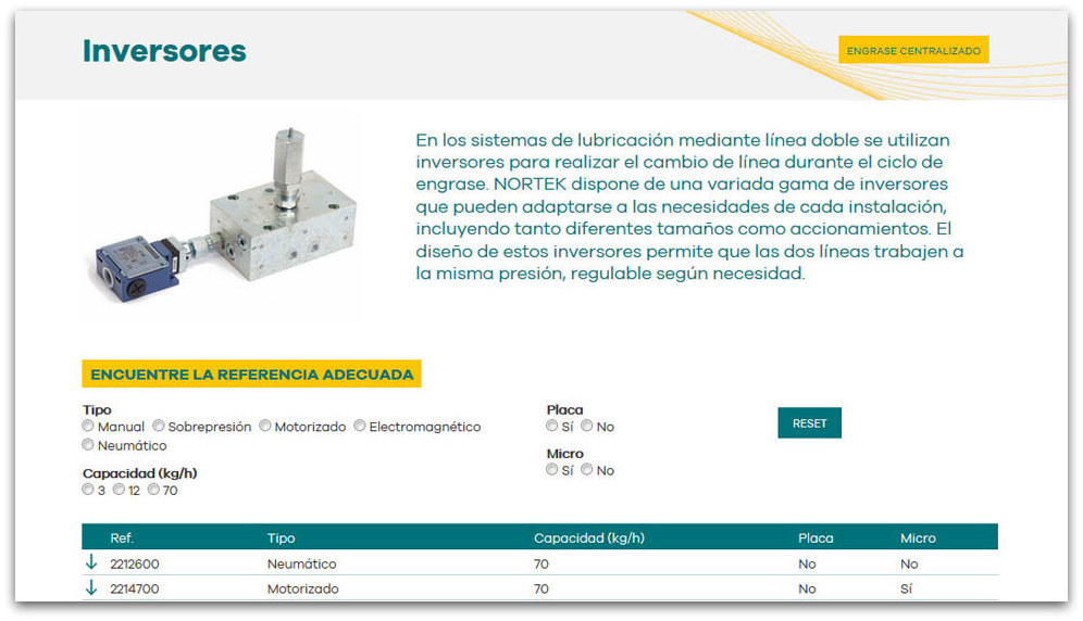 Selector de referencias