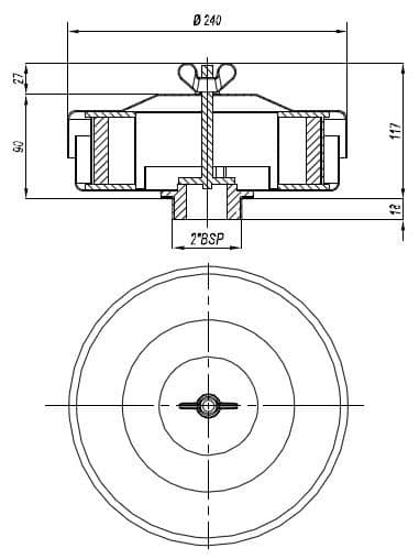 Air respirator filter